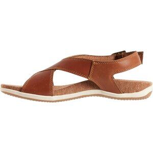 NEW Eastland Coastal Crisscross Slingba Sandals Leather For Women in tan 7252s4